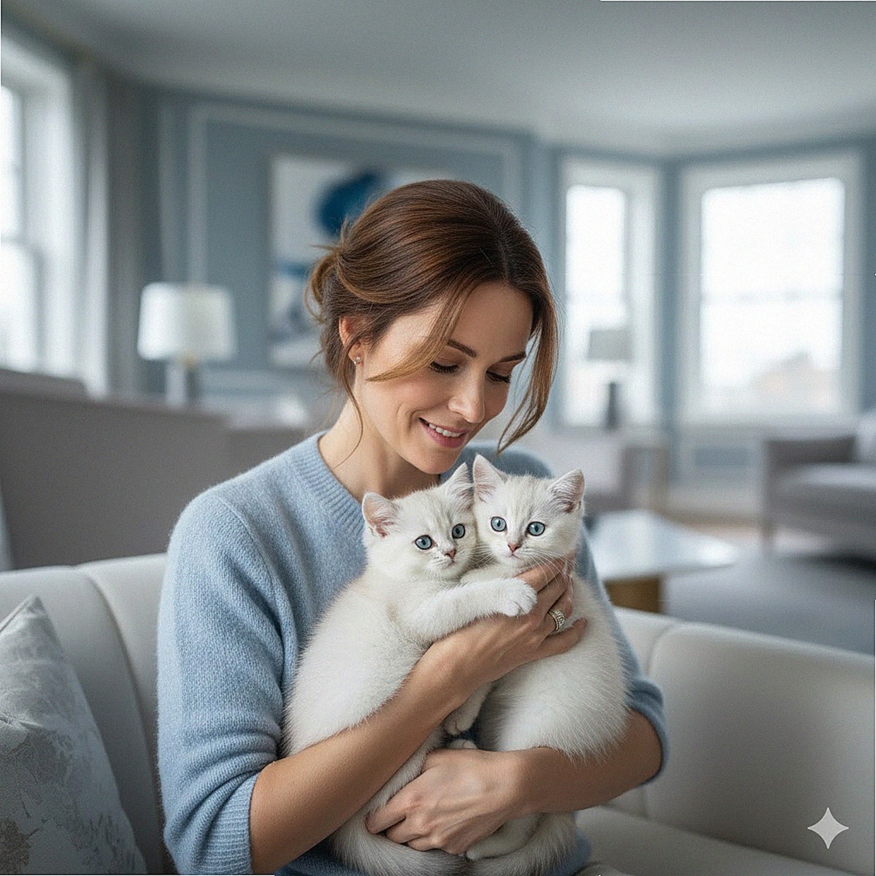 Marie Dubois éleveuse professionnelle de Chat Céleste avec chatons, chatterie LOOF certifiée